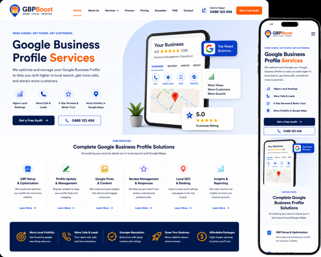 Google Business Profile setup and optimisation service for Perth businesses