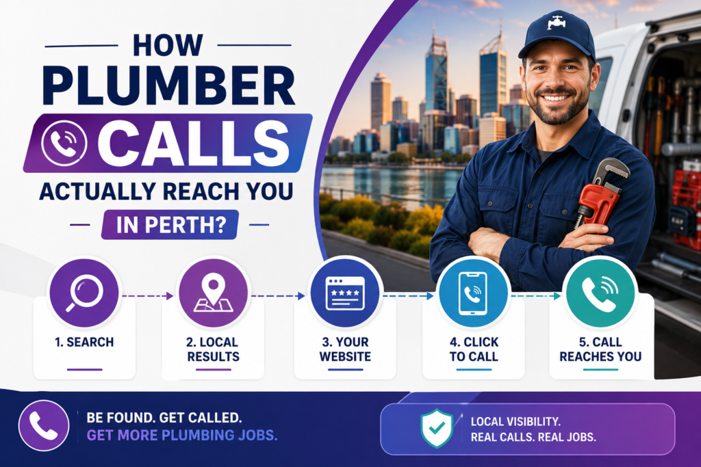 Customer journey from Google search to plumber phone call