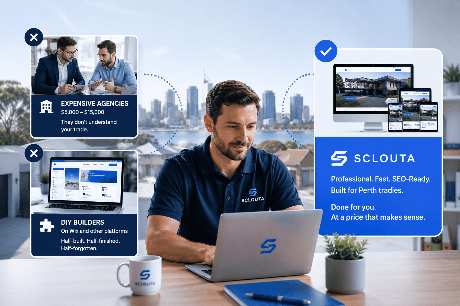 about sclouta website providing service
