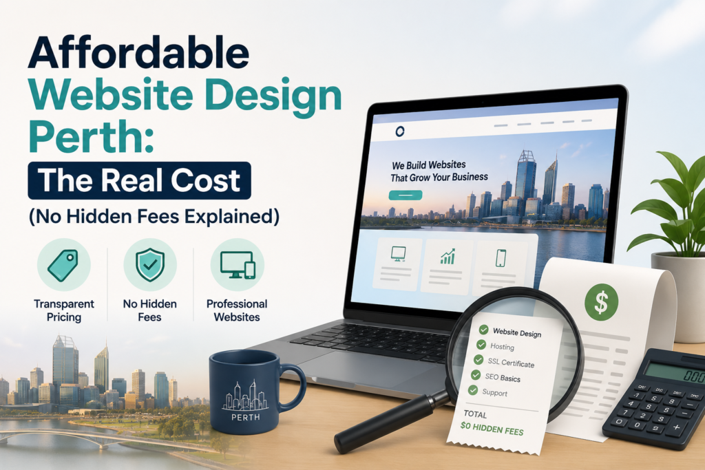 affordable website design perth, real cost