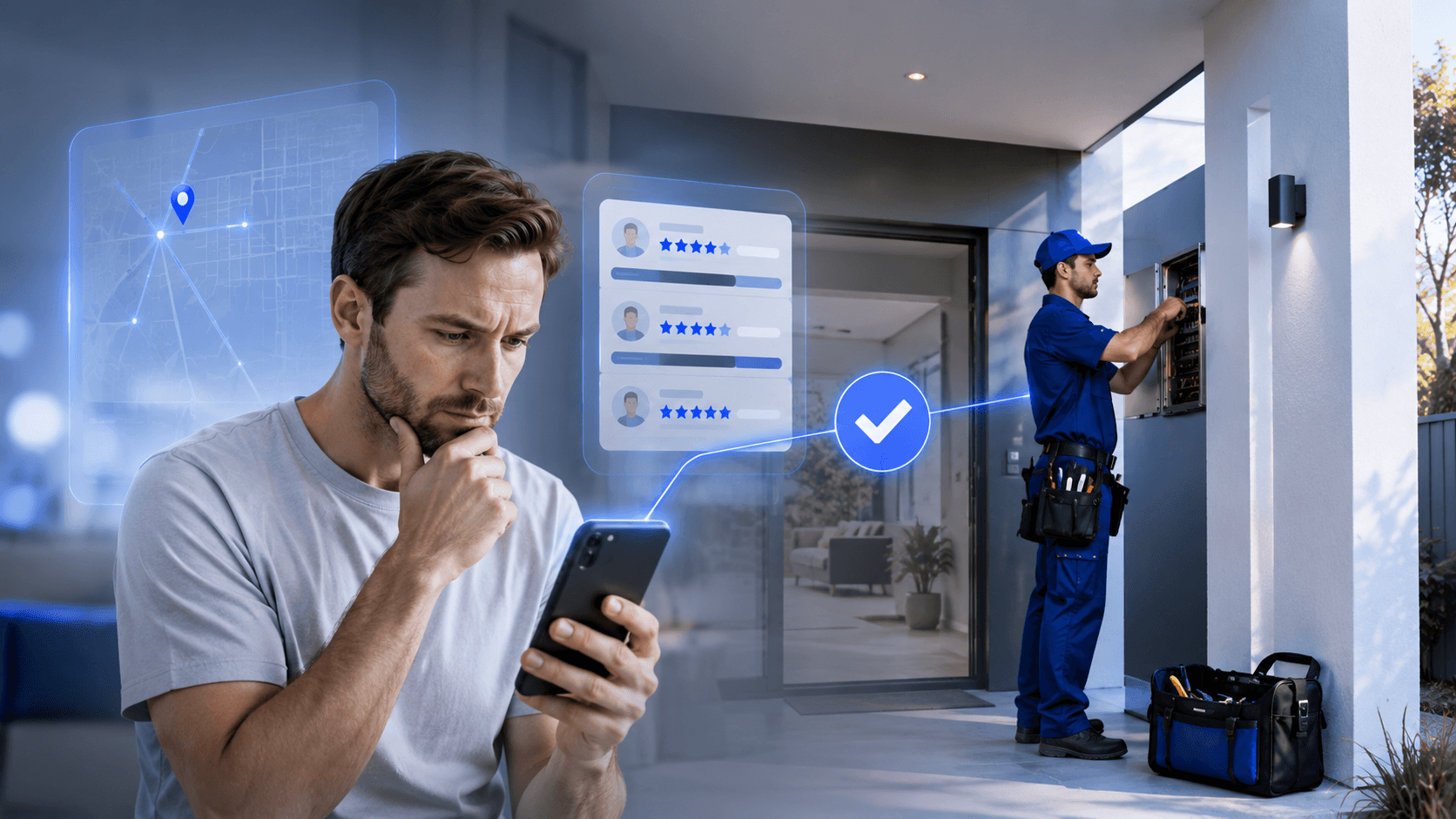 website seevices for local tradies in perth