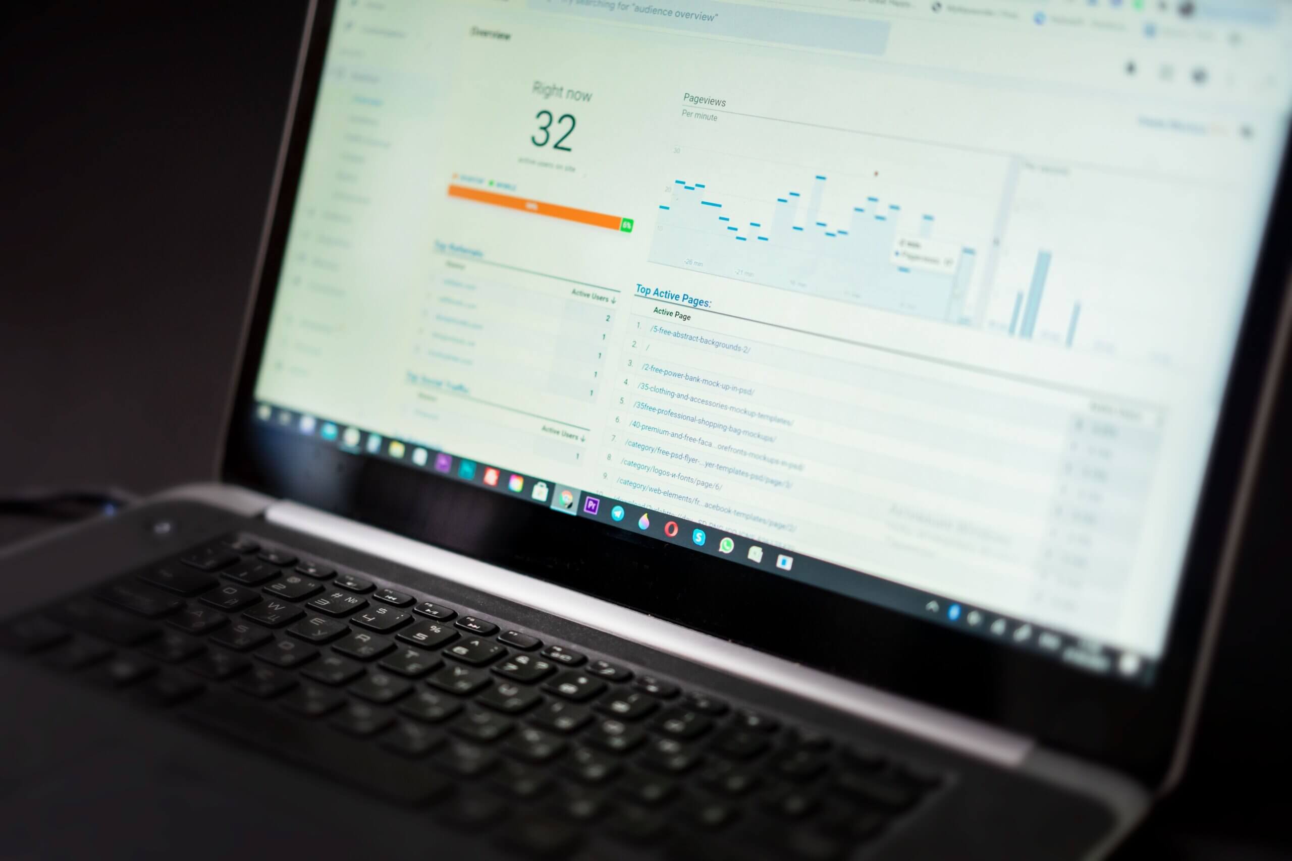 Small business website analytics