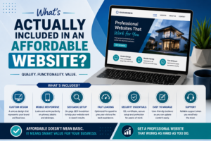 What’s Actually Included in an Affordable Website?