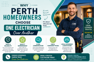 Why Perth Homeowners Choose One Electrician Over Another (2026 Guide)