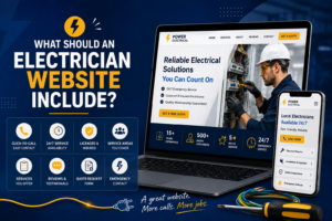 What Should an Electrician Website Include?